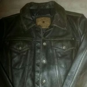 Lucky brand leather jacket.