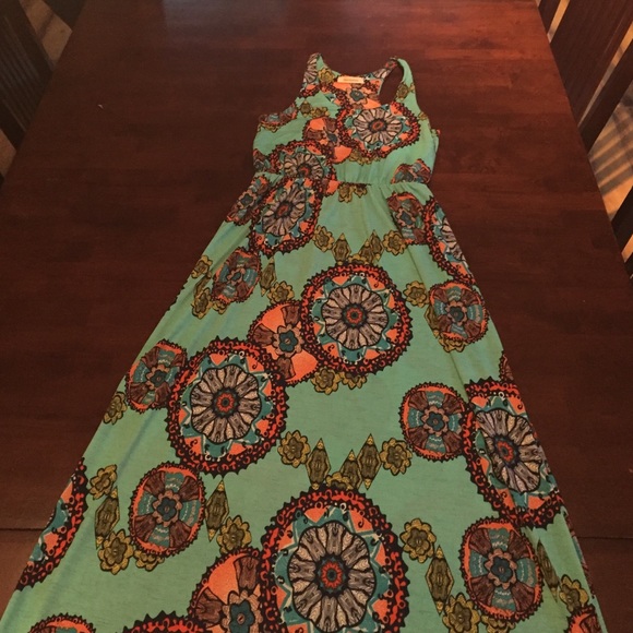 Racerback maxi dress