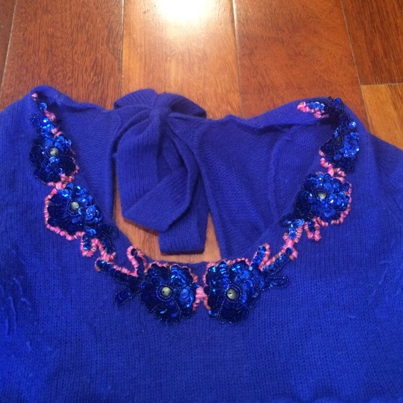 🎉HP 🎉 Free People cobalt blue sweater - Picture 2 of 4
