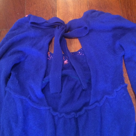 🎉HP 🎉 Free People cobalt blue sweater - Picture 3 of 4