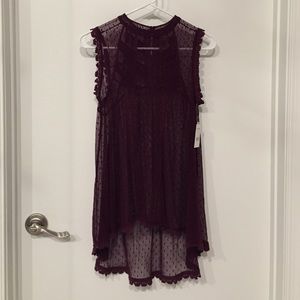 NWT Free People Lace Top
