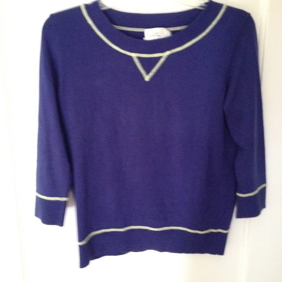 💕💕💕MILLY PERIWINKLE 3/4 SLEEVE SUPER SOFT TOP💙