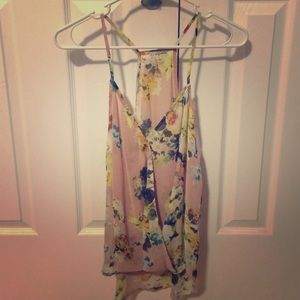 Floral tank top size L