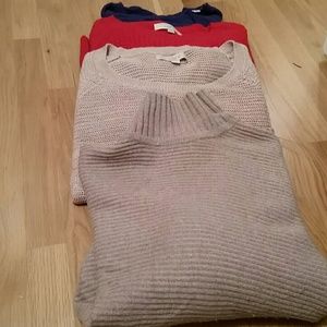 4 loft sweaters