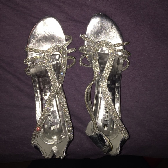 Silver heels