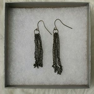 Bronze dangle earings