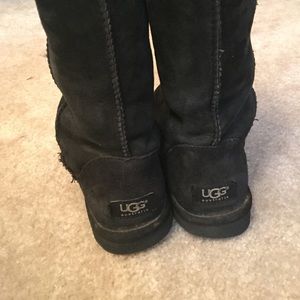 Size 6 tall black UGG boots
