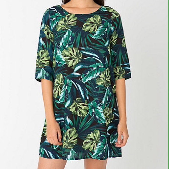 Jungle Print Tent Dress