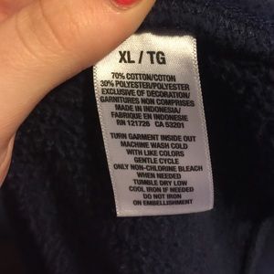 XLG navy blue Aeropostale hoodie