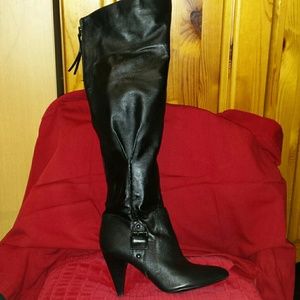 Guess leather over the knees boots