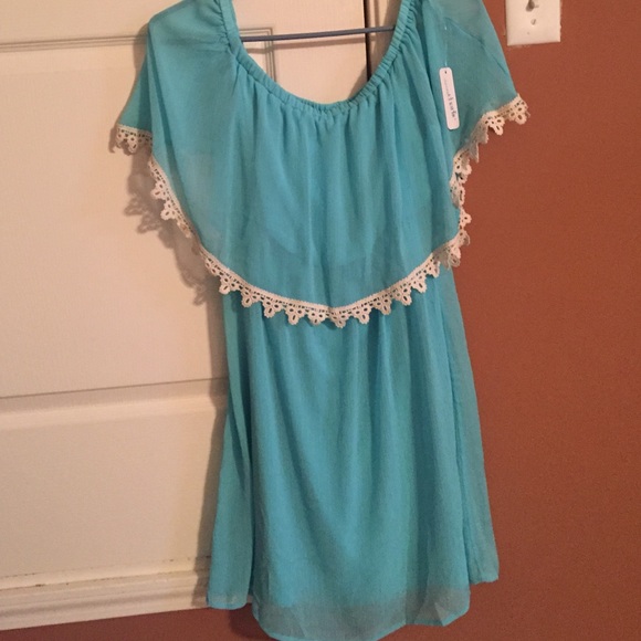 size small Aqua dress from Charming Charlie's!