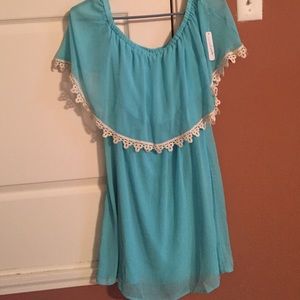 size small Aqua dress from Charming Charlie's!