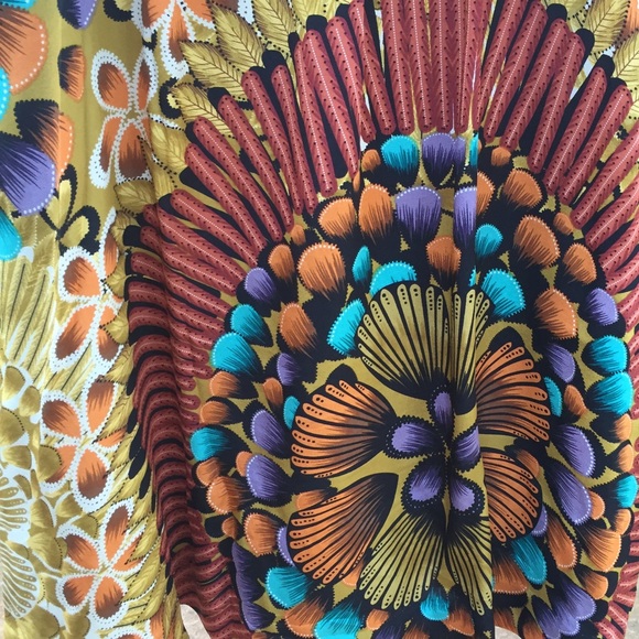 Anthropologie Floral Silk Dress 10P