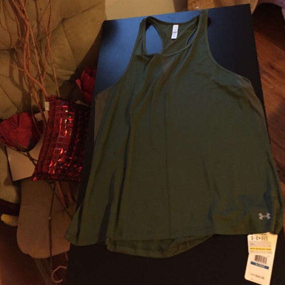 Comfortable, light, olive green top.