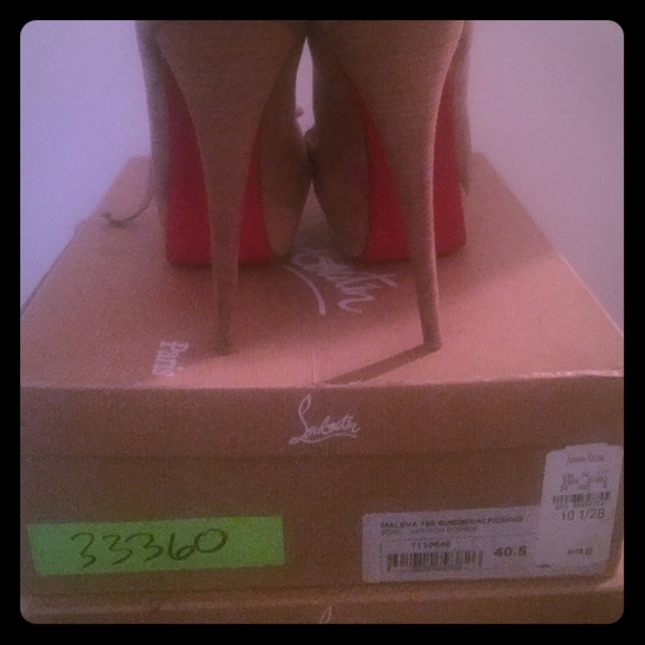 Authentic Christian Louboutin "MALEVA" shoes