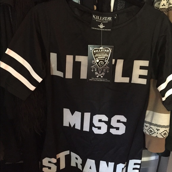 Better pics of the "little miss strange" jersey