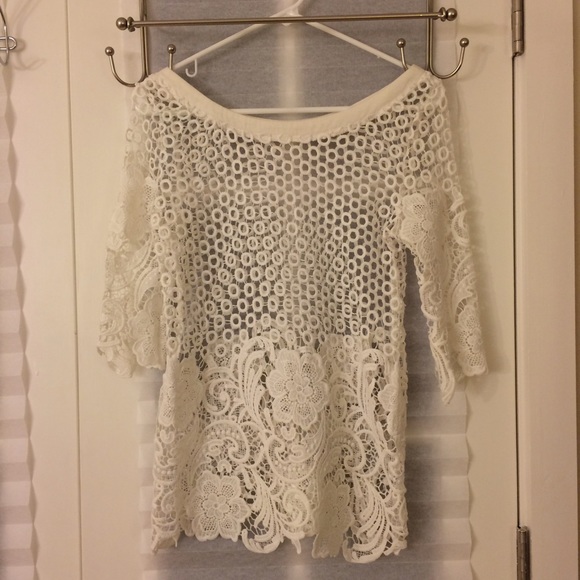 Cream Lace Top by Millau x LF
