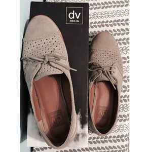 Dolce Vita Gray Leather Oxfords