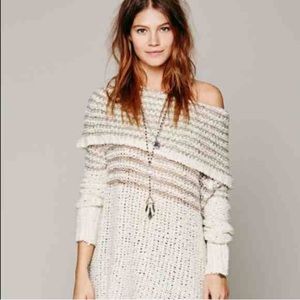 Free People Engineer Cowl Pullover