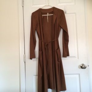 Max Studio faux suede coat fabric.