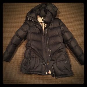 SOLD! Women's Burberry Brit Puffer Jacket w/Belt