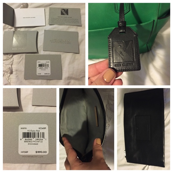 Reed Krakoff Atlantique Green Handbag - Picture 4 of 12