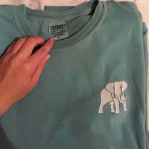 Aqua long sleeve tanker,  shirt shop!
