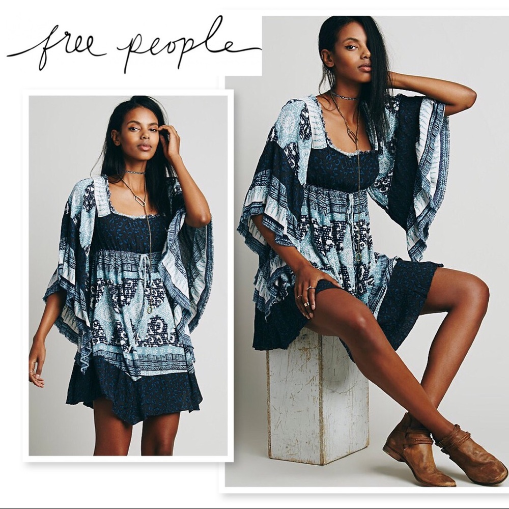 NWT Free People Indigo Dress