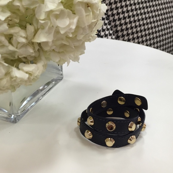 Michael Kors studded double wrap bracelet