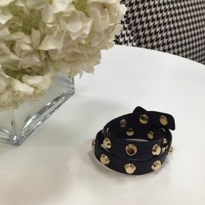Michael Kors studded double wrap bracelet