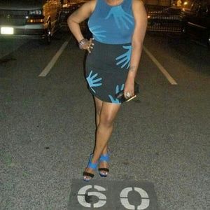 Color block asos dress