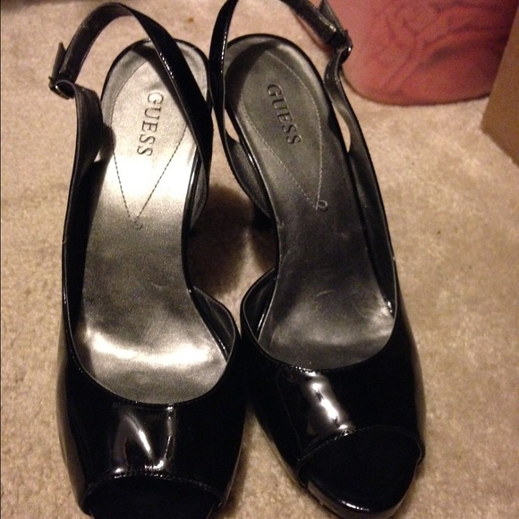 Guess sling back heels