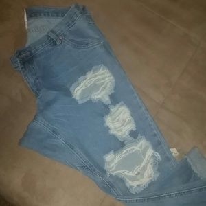 One Teaspon distressed jeans.