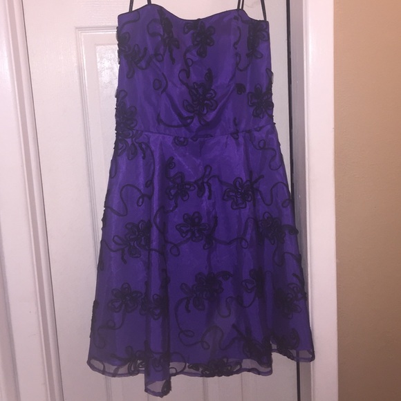 Purple Homecoming Dress