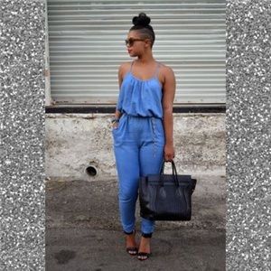 ZARA denim jumper with cute back
