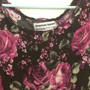 SOLD- American apparel purple  baby doll dress