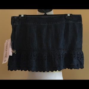 Juicy Couture denim mini skirt