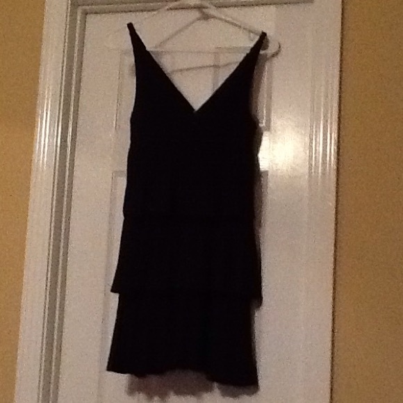 J. Crew Tank V-Neck Empire Ruffled Dress