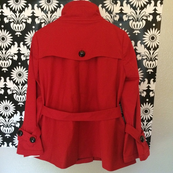 ZARA NWT red trench Coat - Picture 4 of 4
