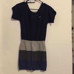 Off Shoulders Knit Dress