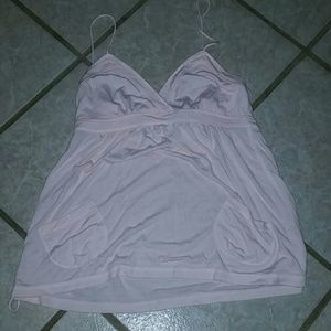 American Eagle baby pink tank top