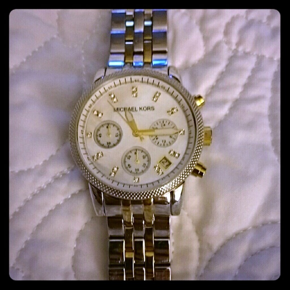 Michael Kors watch gold and silver