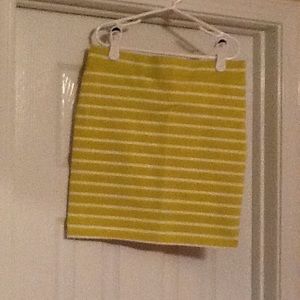 Forever 21 Striped Stretch Mini Skirt