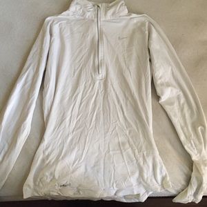 White Nike Fit Jacket