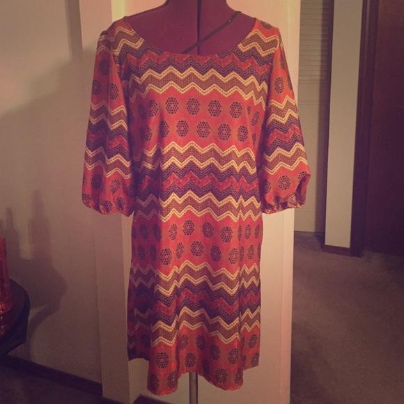 Tribal print dress