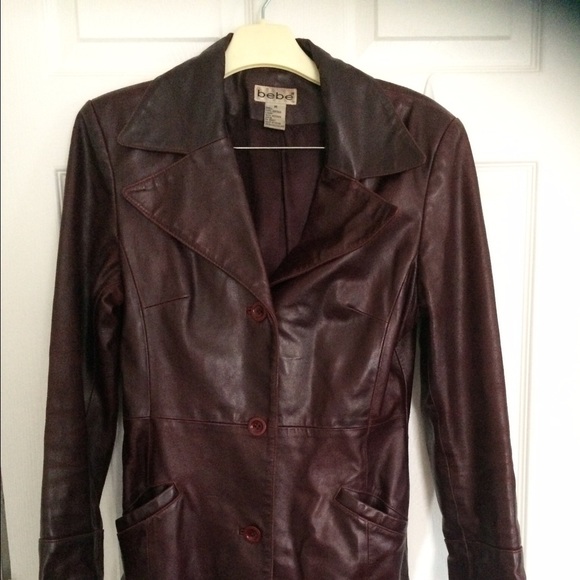 Bebe leather jacket