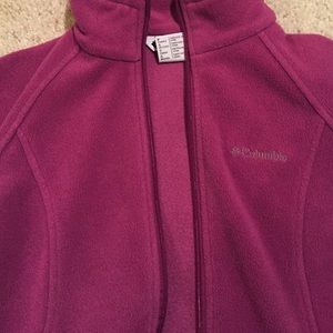 Purple Columbia Fleece Jacket