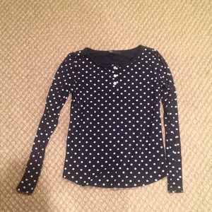 Polka dot girls shirt