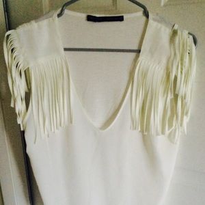 Bundle Zara Fringe top and matching skirt!