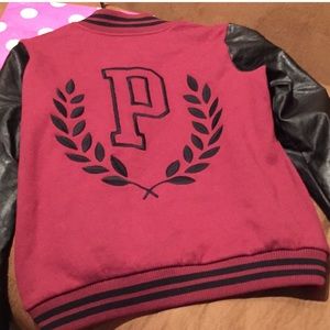 VS Pink Lettermen Jacket NWT-No Trading